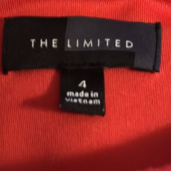 The Limited sleeveless coral sheath dress Sz 4 - Picture 5 of 7